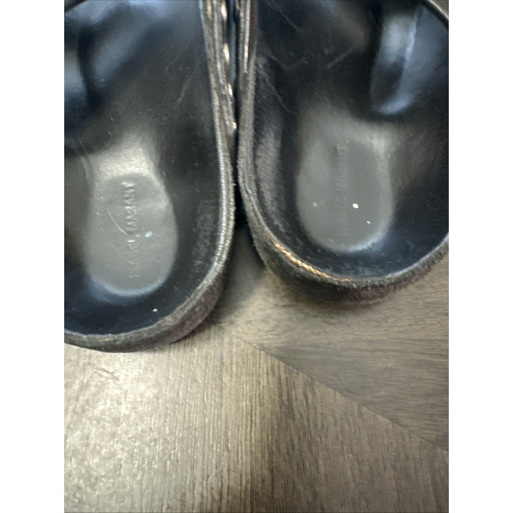 Isabel Marant Lennyo Grommet Studded Slide Sandals Black Suede Size 36 - Picture 7 of 9